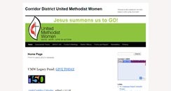 Desktop Screenshot of corridorumw.org